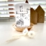 Special occasion decorated candle - Konfirmation